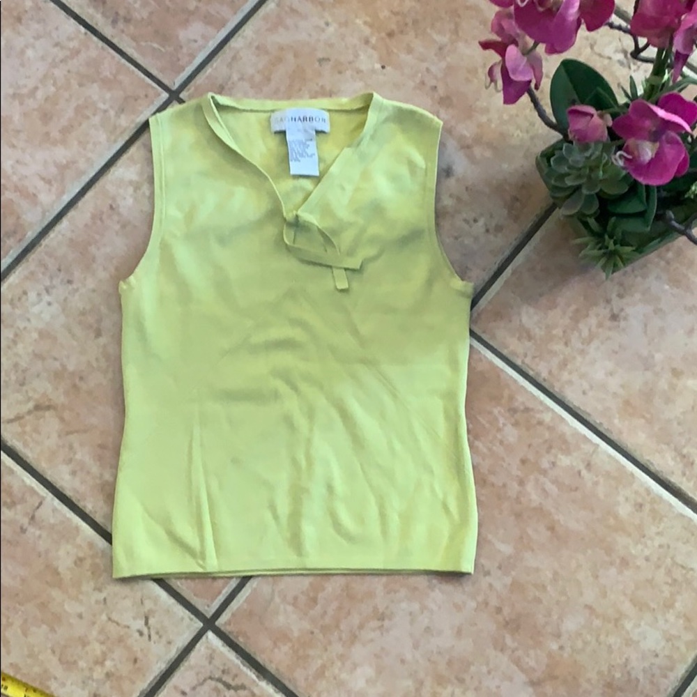 Lime Green Sleeveless top